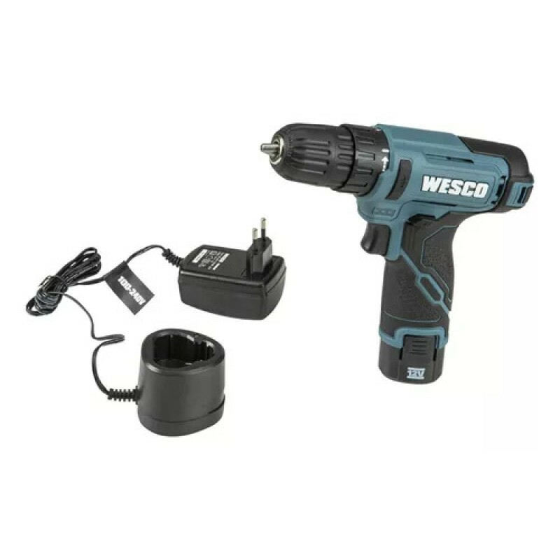 Parafusadeira Furadeira A Bateria 10mm Ws2556 Luz Led Wesco
