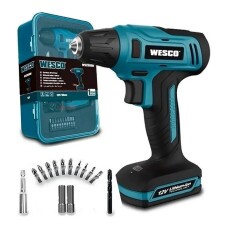 Parafusadeira Furadeira Sem Fio 12v Bivolt Ws2555k Wesco